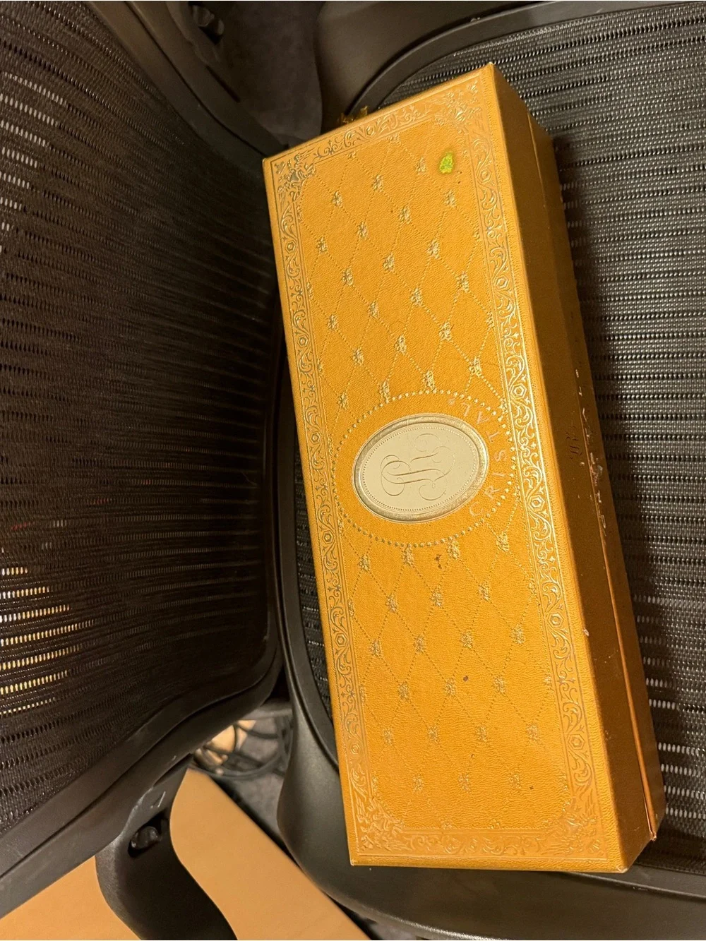 Louis Roederer Cristal Champagne Gold Gift Box New Bottle
